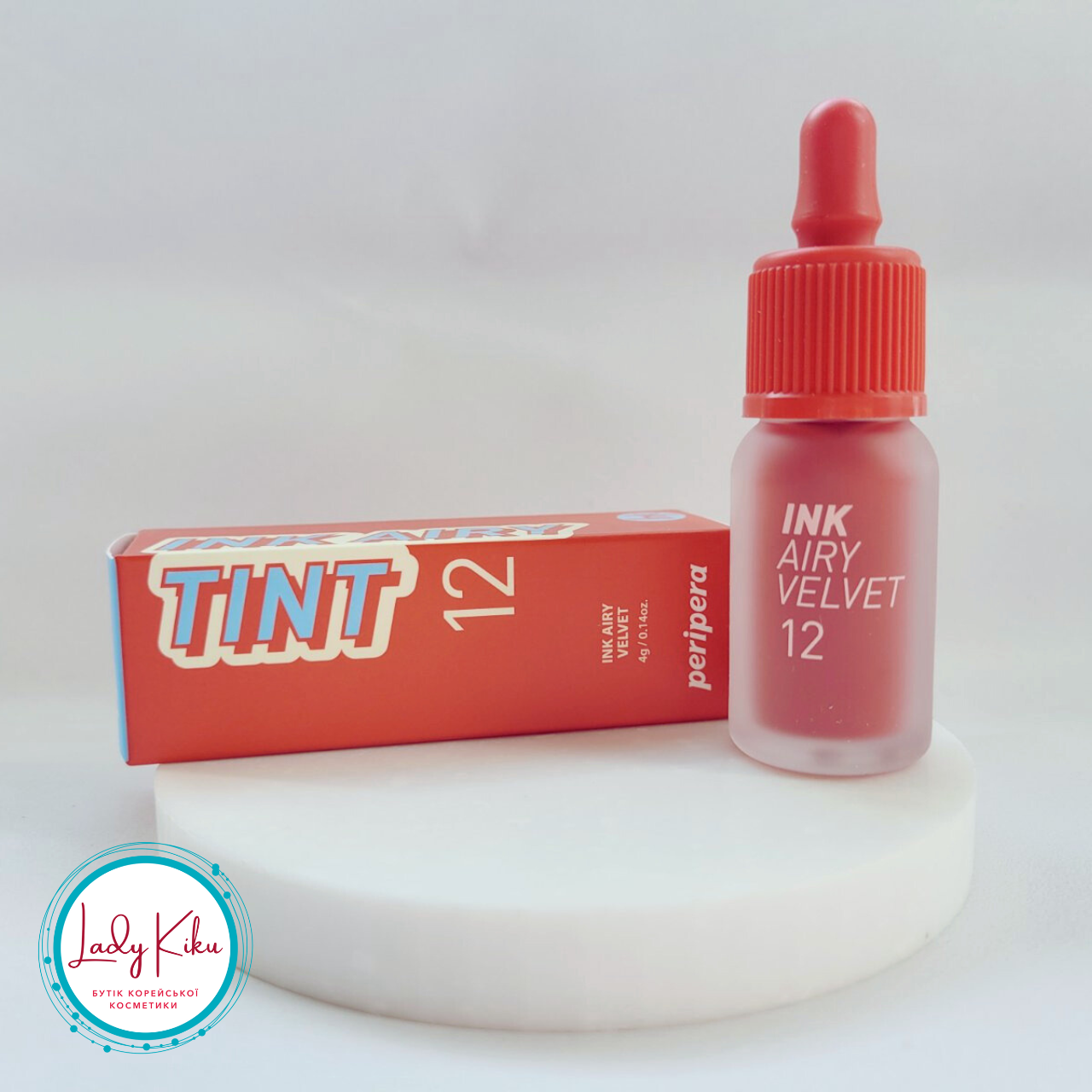 Стійкий тінт-помада для губ Peripera Ink Airy Velvet #12 Morning Grapefruit 4g