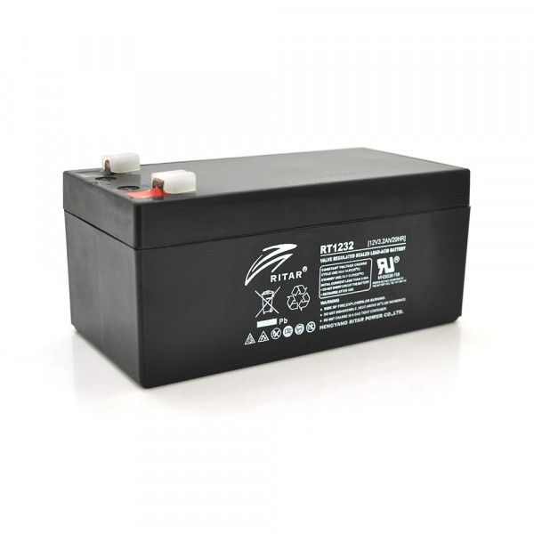 Акумуляторна батарея Ritar 12 V 3.2 AH Gray Case (RT1232/03223) AGM