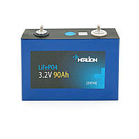 Литий-железо-фосфатный аккумулятор Merlion 3.2V 90AH вес 2 кг, 130 х 212 х 35мм d