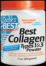 Колаген у порошку, Doctor's Best, Best Collagen Types 1&3 Powder 200 grams
