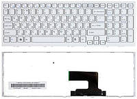 Клавіатура для ноутбука Sony Vaio (VPC-EH, VPCEH) White, (White Frame) RU