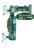 Шлейф роз&#039;єму живлення для смартфона Samsung Galaxy S5 SM-G900F