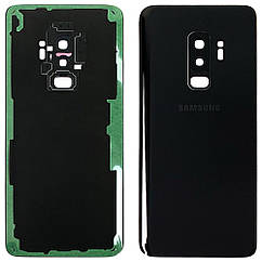 Задня кришка Samsung Galaxy S9 Plus G965F (чорна оригінал Китай зі склом камери)