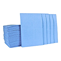 Нагрудники стоматологічні | Тришарові | Блакитні | 50 шт.