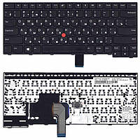 Клавіатура для ноутбука Lenovo Thinkpad (E470, E475) Black з покажчиком RU