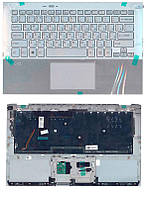 Клавіатура для ноутбука Sony Vaio (SVP11) Silver, (Silver TopCase), RU