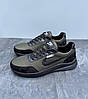 Чоловічі кросівки Nike khaki взуття Найк хакі чорний текстильна сітка дихаючі легкі весна літо, фото 7