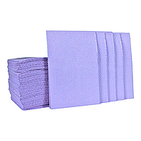 Нагрудники стоматологічні (Серветки водонепроникні) | Тришарові | Лілові | 50 шт.