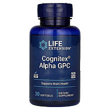 Комплекс для поліпшення роботи мозку Life Extension "Cognitex Alpha GPC" (30 гелевих капсул)