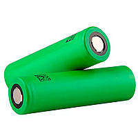 Аккумулятор 18650 Li-Ion Sony US18650VTC4, 2100mAh, 30A, 4.2/3.6/2.5V, GREEN, 2 шт в упаковке, цена за 1 шт p