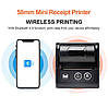 Прінтер для чеків, термопринтер KMZONE з bluetooth, USB, фото 7