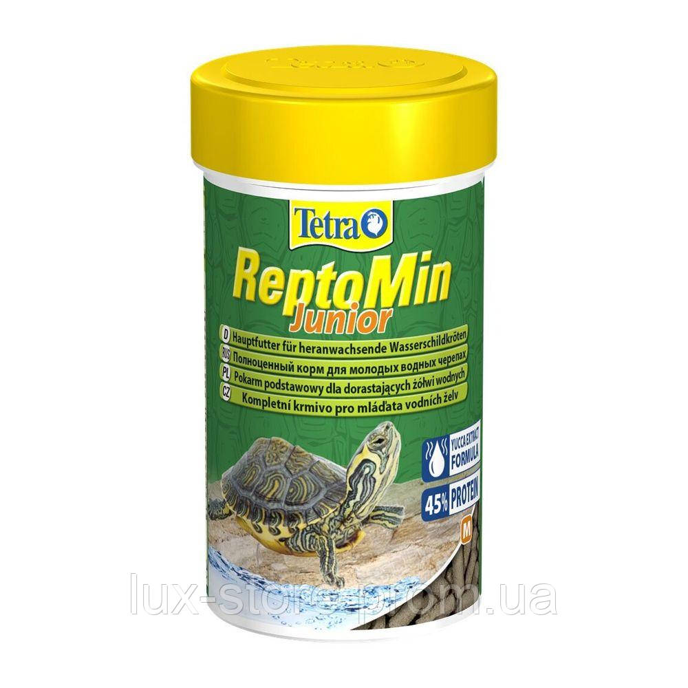 Сухой корм для молодых водоплавающих черепах Tetra в палочках ReptoMin Junior 100 мл m - фото 1 - id-p2131174793