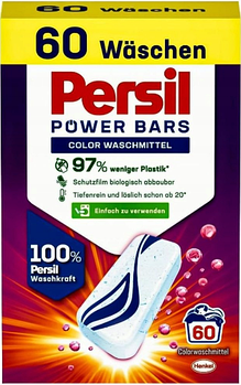 Таблетки для прання колор Persil Power Bars 60 шт
