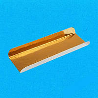 Підложка для еклерів 160х40 золото з бортиком