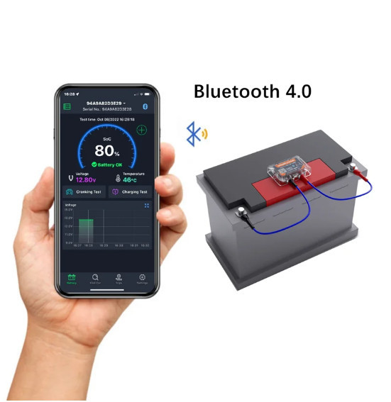 Монітор стану автомобільного акумулятора 12V (BM6) Bluetooth 4.0 Android / iOS - фото 2 - id-p2131229155