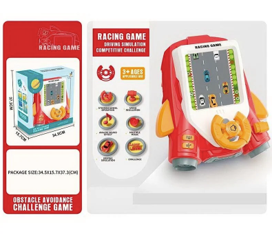 Настільна гра тренажер автогонки 8800 з підсвічуванням, червона