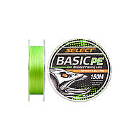 Шнур Select Basic PE Light Green 150m 0.08mm 8lb/4kg