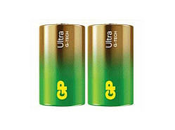 Батарейка LR20 2 шт Ultra Alkaline 1,5V калюжна 13AU21-S2 (спайка) ТМ GP