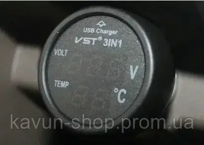 Часы автомобильные в прикуриватель VST 706-5 многофункциональные электронные термометр вольтметр автомочасы m - фото 7 - id-p2131228865
