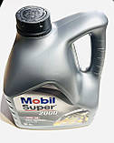 Олія Mobil Super 2000 10W-40 4 л напівсинтетика, фото 3