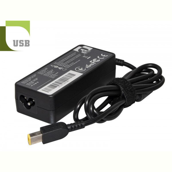 Блок живлення 1StCharger для ноутбука Lenovo 20 V 65 W 3.25 A USB (AC1STLE65WC)