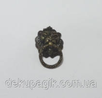 Ручка декоративна-23, бронза, 7,0х4,3см