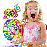 Магнітний конструктор-валіза Magic Magnet 40 деталей, Конструктор-головоломка, Розвиваюча дитяча гра, Конструктор-головоломка,, фото 3