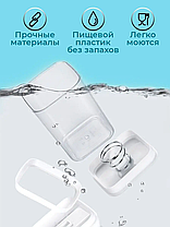 Органайзер для сипучих food storage container 7 контейнерів, Контейнери для спецій, Ємності для круп, Контейнери для спецій, фото 6