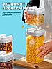 Органайзер для сипучих food storage container 7 контейнерів, Контейнери для спецій, Ємності для круп, Контейнери для спецій, фото 6