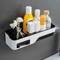 Полиця для ванної кімнати Wall-mounted shelf, Настінний органайзер, фото 4