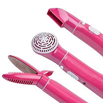 Багатофункціональний фен 10 в 1 Hair Styler 87010, Стайлер для випрямлення і завивки волосся Рожевий, фото 4