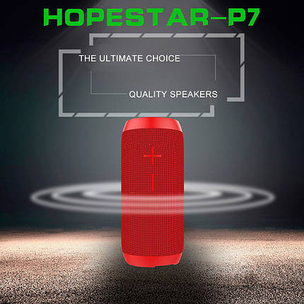 Портативна Bluetooth-колонка Hopestar P7, Бездротова колонка з вологозахистом, фото 1