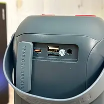 Портативна Bluetooth колонка Hopestar PARTY 200 MINI, Бездротова Міні Колонка з Підсвічуванням, фото 5
