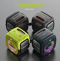 Портативна Bluetooth Колонка HOPESTAR PARTY ONE з підсвічуванням і 2-ма мікрофонами, Бездротова Колонка, фото 6