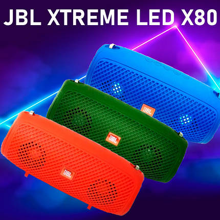 Портативна Bluetooth-колонка TiG Xtreme Led (X80), Бездротова колонка, TiG Xtreme Led (X80), фото 1