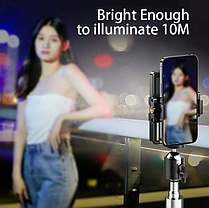 Професійне Відеосвітло LED MINI Mobile M15 з Кріпленням на Смартфон, Портативне Освітлення, фото 4