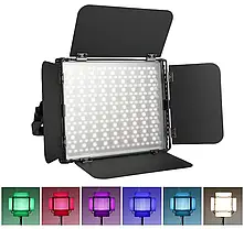 Професійне відеосвітло PRO-LED E600 RGB, Портативне світло для блогерів і відеомейкерів, фото 3