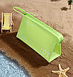 Косметичка прорезинена для басейну "HAVE A GOOD TRIP WASH BAG 03". Розмір 23,5х15х7,5 см. Жовтий колір, фото 4