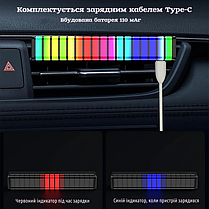 Автомобільна ароматична лампа з мікрофоном RGB F1, Аромалампа для авто, Аромалампа для авто, фото 4
