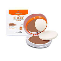 COLOR COMPACT SPF 50 SUNSCREEN BROWN HELIOCARE CANTABRIA LABS Крем-пудра компактная минеральная 10 гр