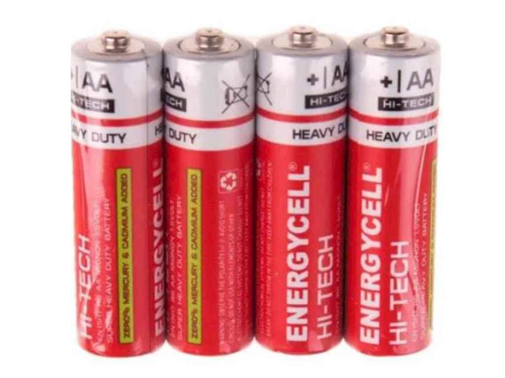 Батарейка R03 4шт EN 24HT-S4 1.5V сольова AAA4 SHRUNK PK (спайка) ТМ Energycell BP