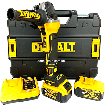Акумуляторна болгарка DeWalt DCG405 (36V, 5AH, безщіткова). Кутова шліфувальна машина деволт