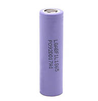 Акумулятор 18650 Li-Ion LG INR18650 F1L, 3350mAh, 4.875A, 4.2/3.7/2.5V цена за штуку, Purple, 2 шт. в