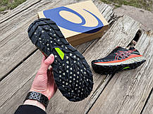 Чоловічі бігові кросівки Asics Trabuco Max 1011B028-006 Black/ Cherry Tomato Оригінал, фото 6