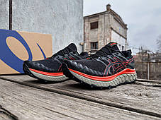 Чоловічі бігові кросівки Asics Trabuco Max 1011B028-006 Black/ Cherry Tomato Оригінал, фото 3
