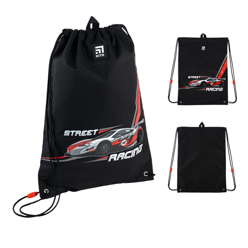 Сумка для взуття Kite Racing K24-600M-2  46x33 см  чорний