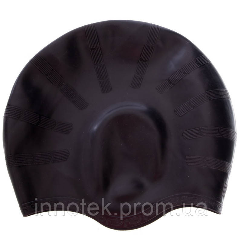 Шапочка для плавания с объемными ушками SAILTO PL-2608 цвета в ассортименте in - фото 3 - id-p2131262800
