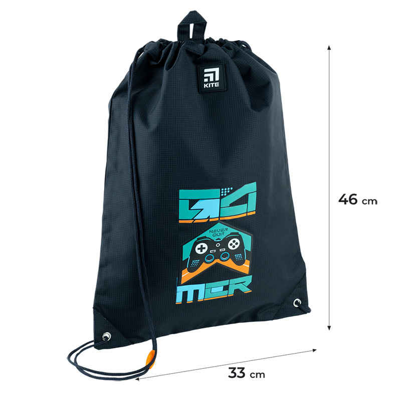 Сумка для взуття Kite Never Quiet K24-600M-18  46x33 см  чорний