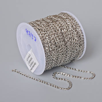 Фурнітура бобіна ланцюг для біжутерії s-2,9мм L-18м + - нержавіючий метал