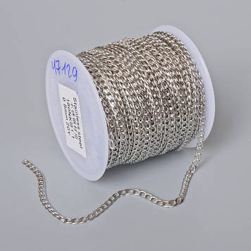 Фурнітура бобіна ланцюг для біжутерії s-3мм L-18м + - нержавіючий метал